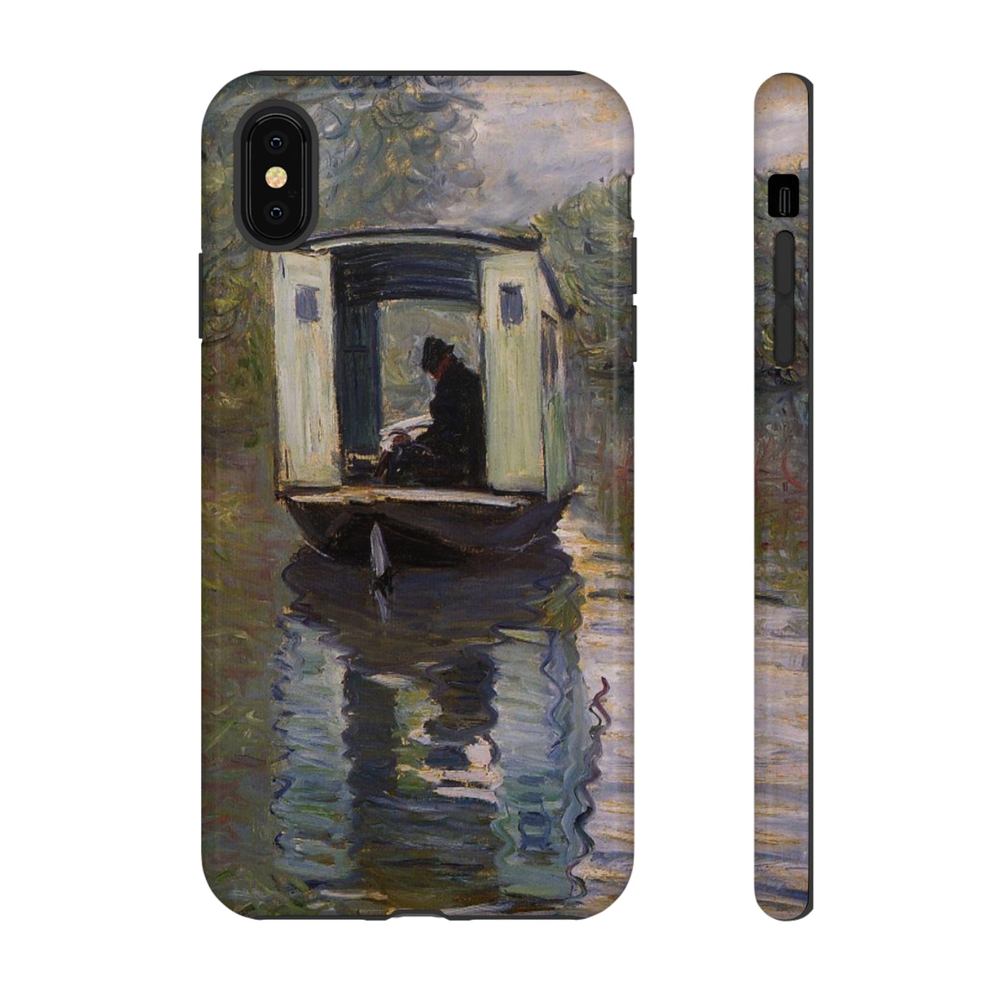 The Studio Boat by Claude Monet - Cell Phone Case