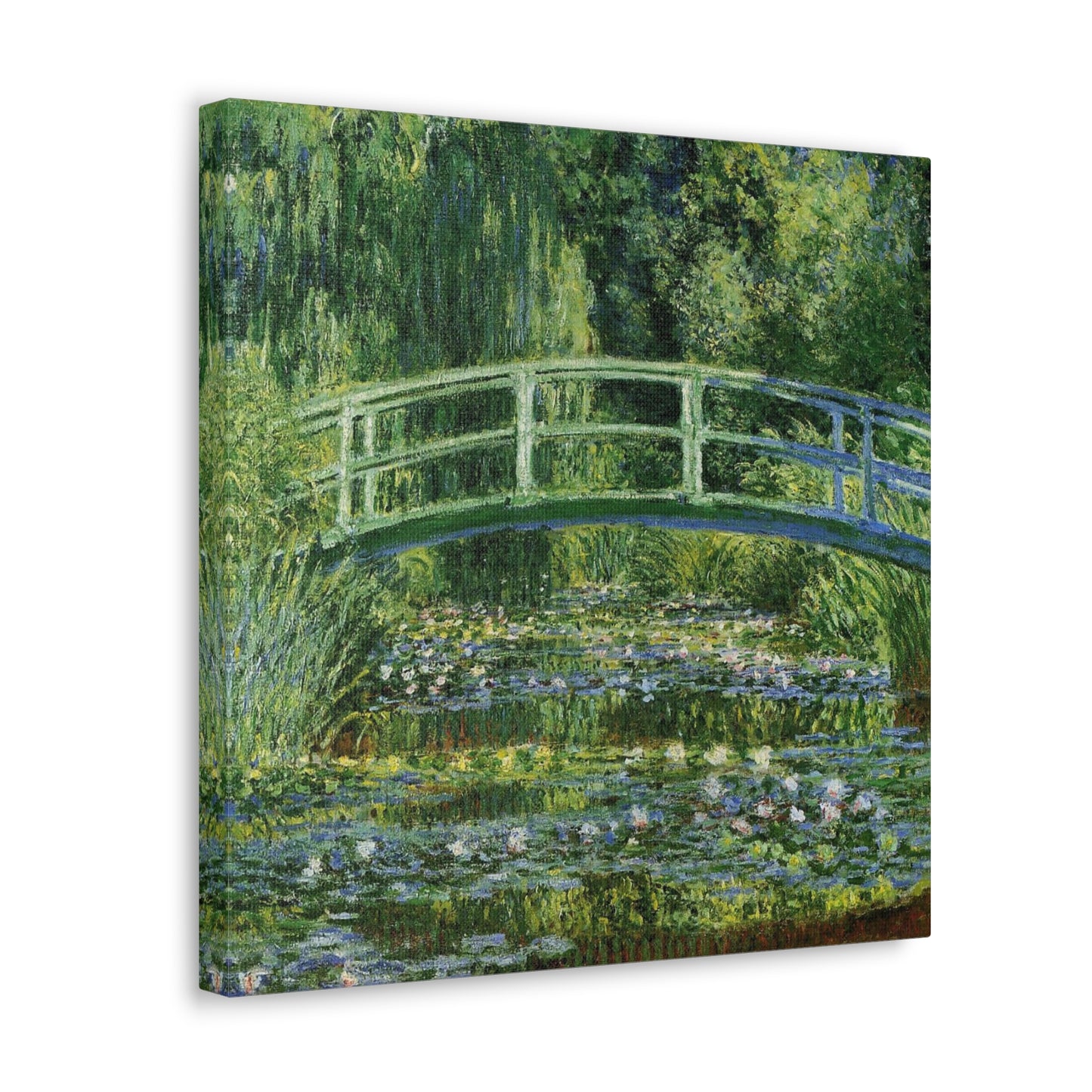 Water Lilies and Japanese Bridge by Claude Monet - Canvas Print