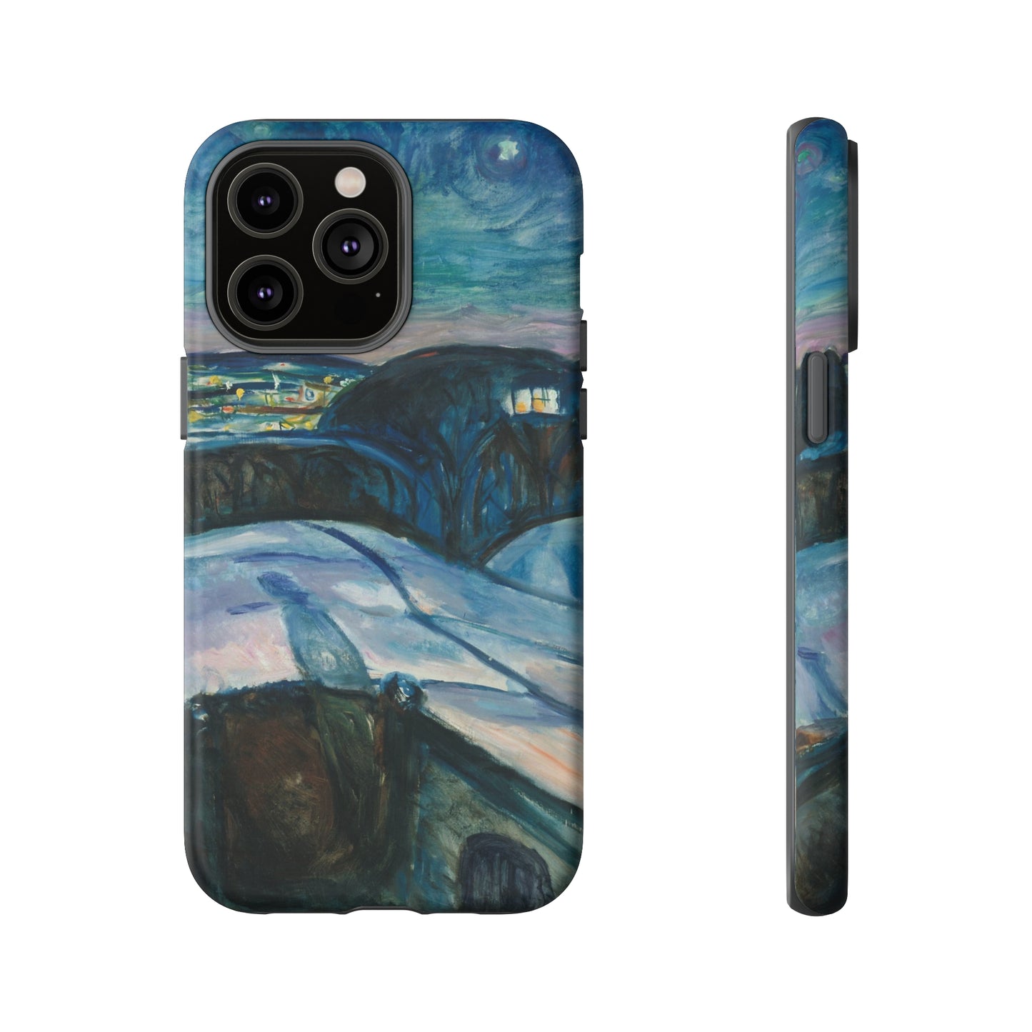 Starry Night by Edvard Munch - Cell Phone Case