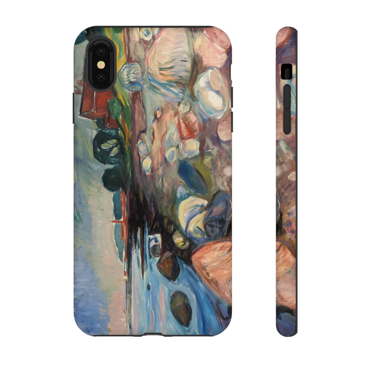 Shore with Red House by Edvard Munch - Cell Phone Case