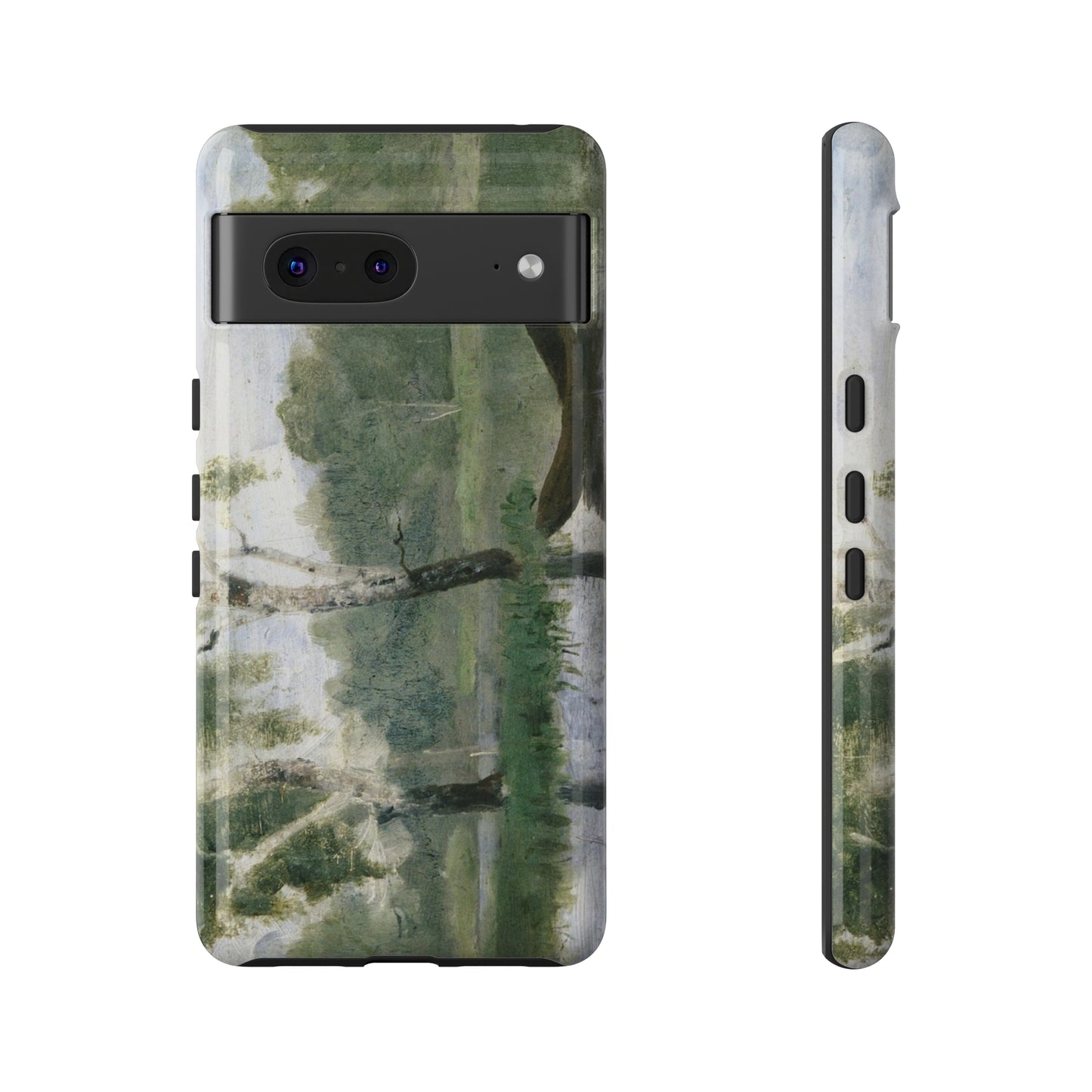 Small Lake with Boat by Edvard Munch - Cell Phone Case