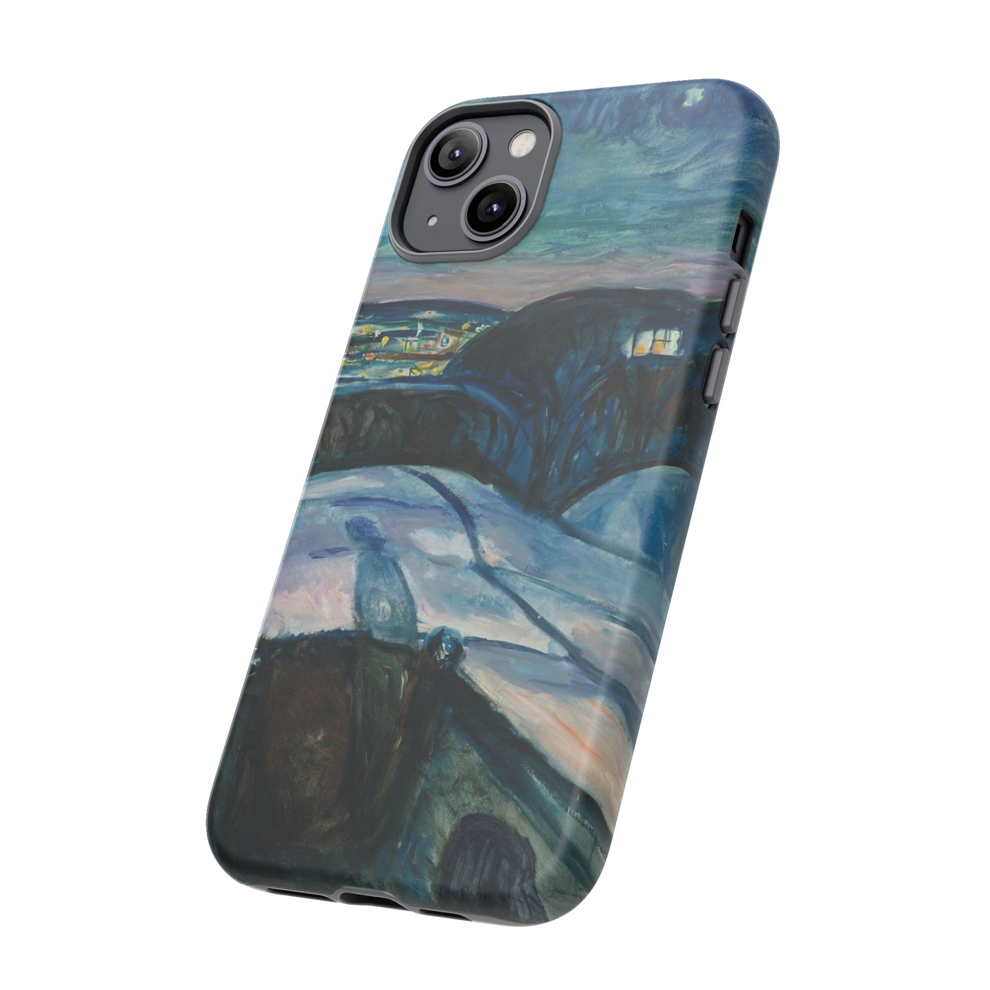 Starry Night by Edvard Munch - Cell Phone Case