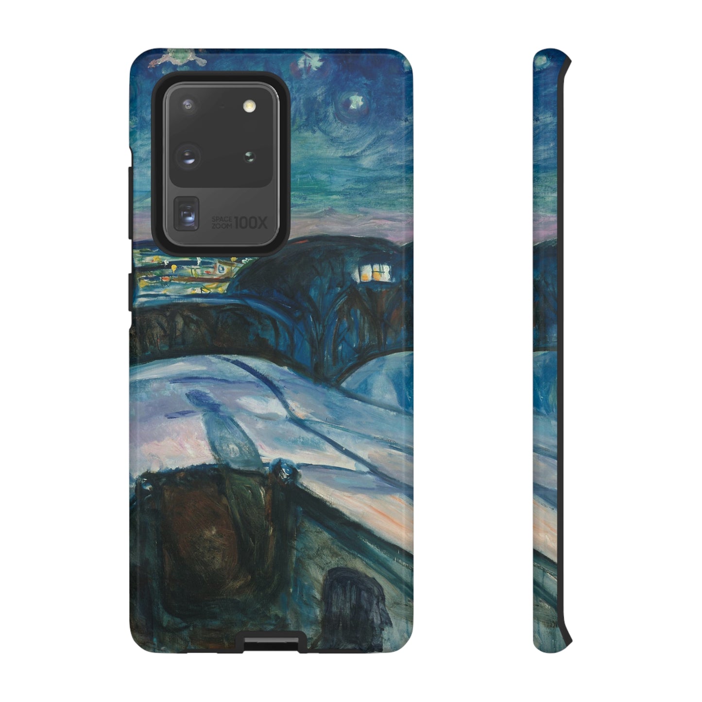 Starry Night by Edvard Munch - Cell Phone Case