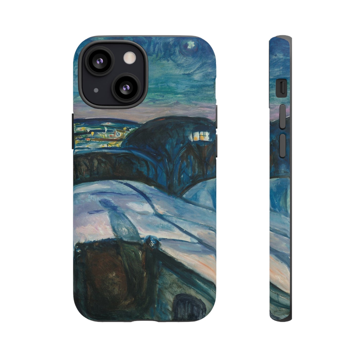 Starry Night by Edvard Munch - Cell Phone Case