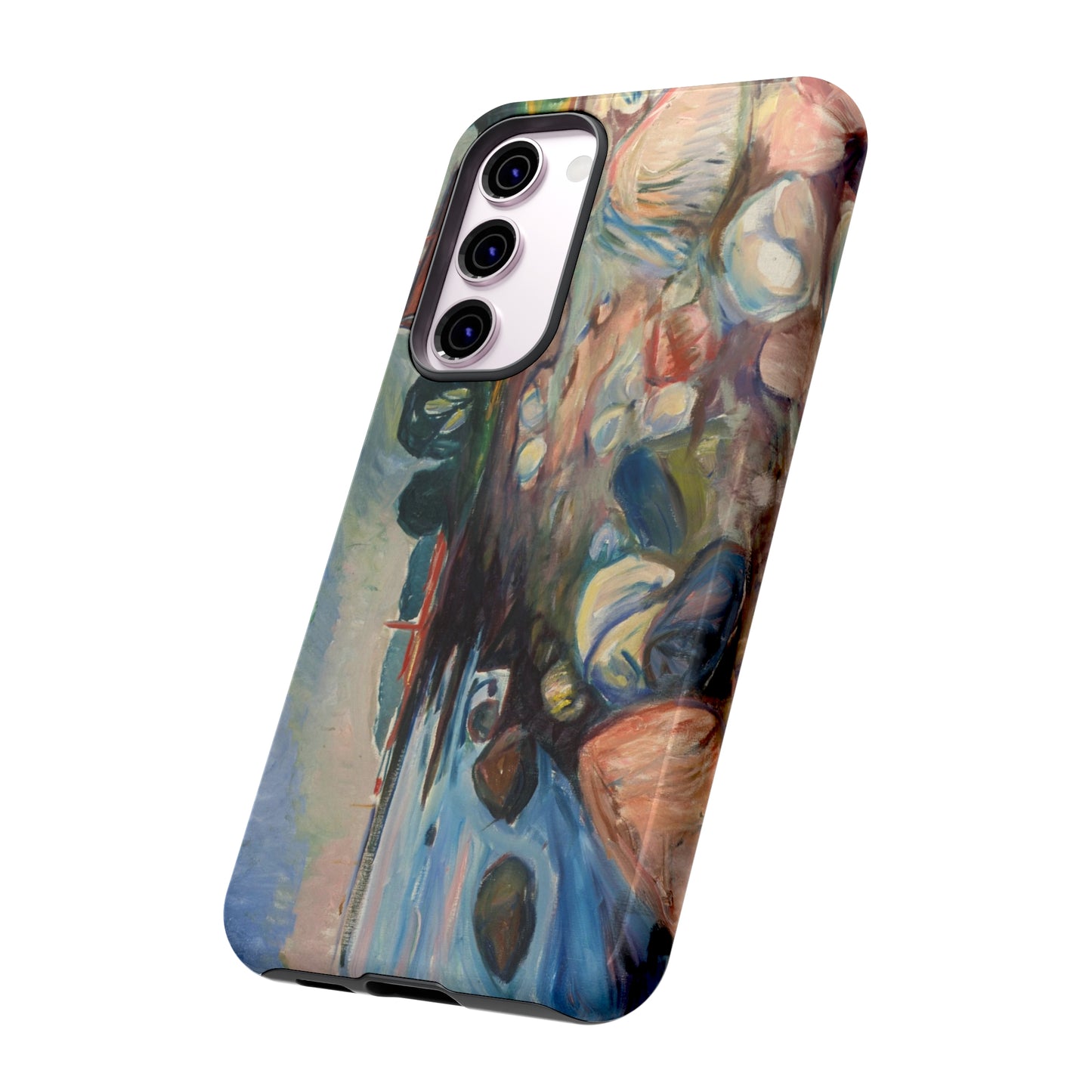 Shore with Red House by Edvard Munch - Cell Phone Case