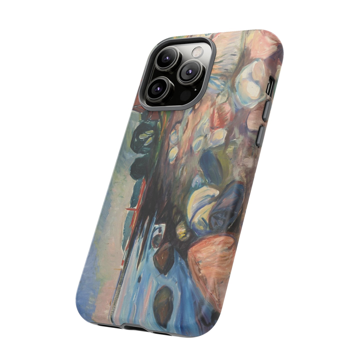 Shore with Red House by Edvard Munch - Cell Phone Case