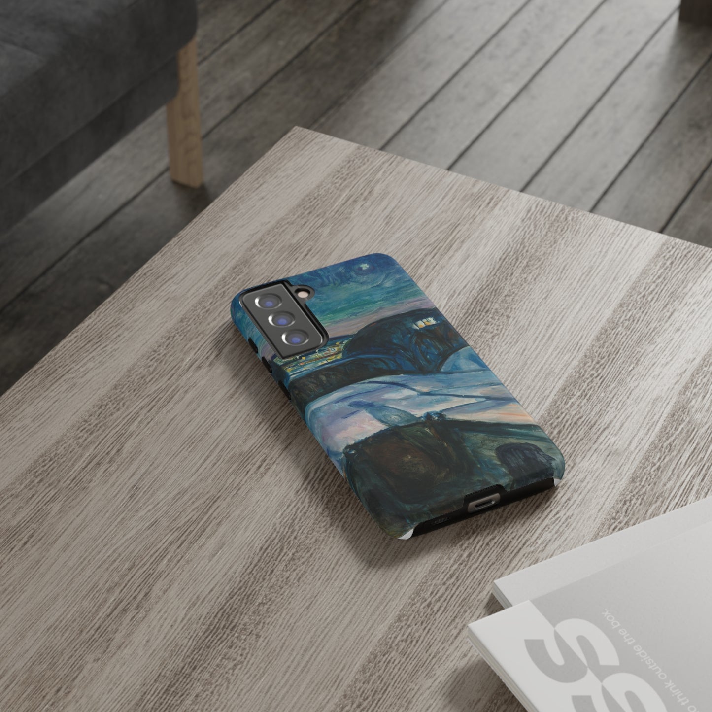 Starry Night by Edvard Munch - Cell Phone Case