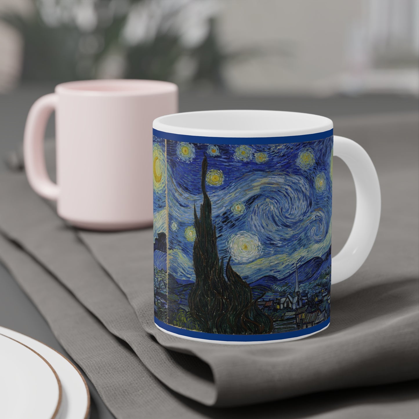 Starry Night by Vincent Van Gogh - Ceramic Mug