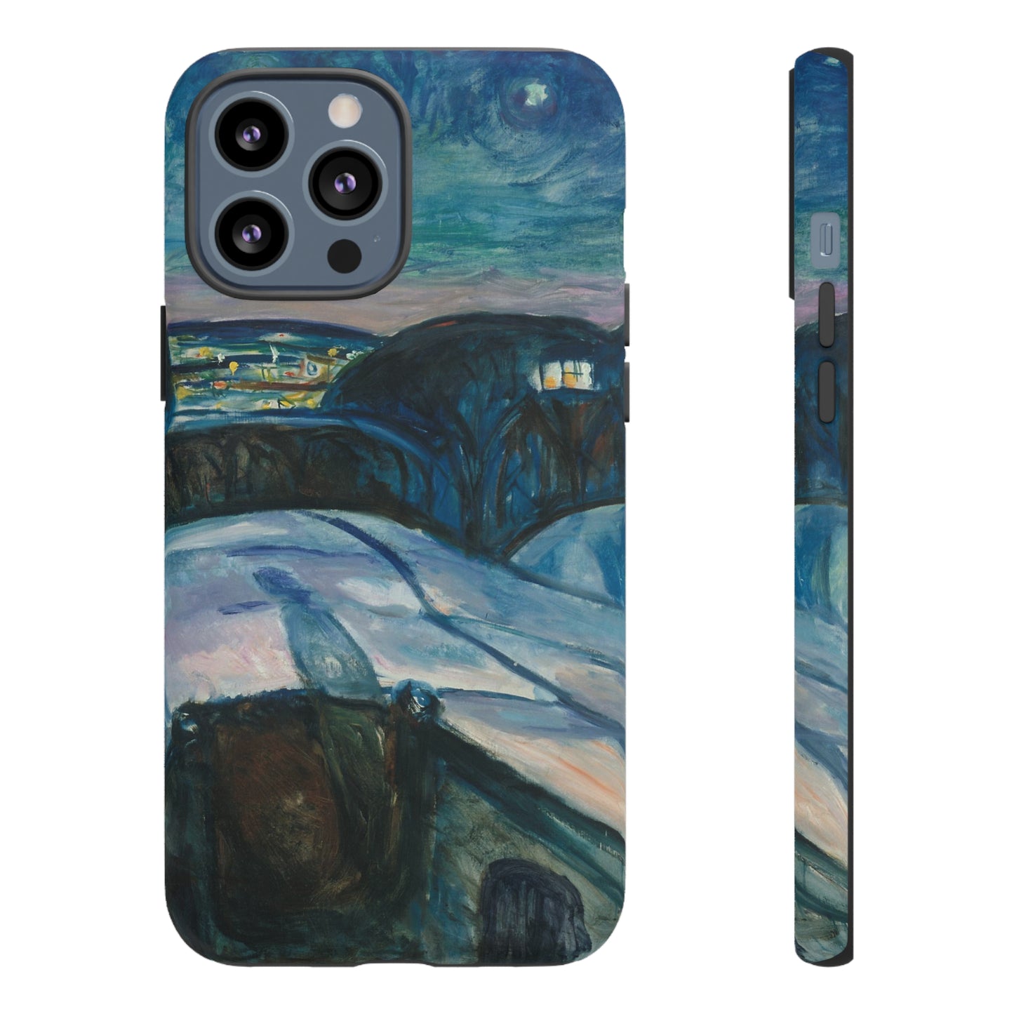 Starry Night by Edvard Munch - Cell Phone Case