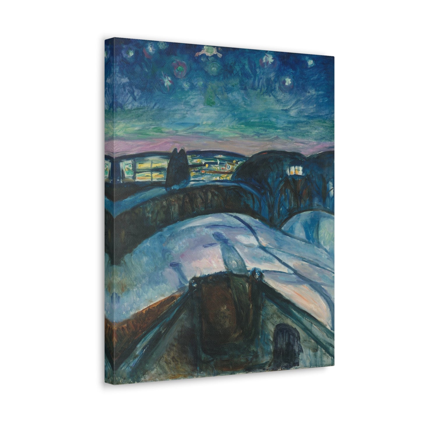 Starry Night by Edvard Munch - Canvas Print
