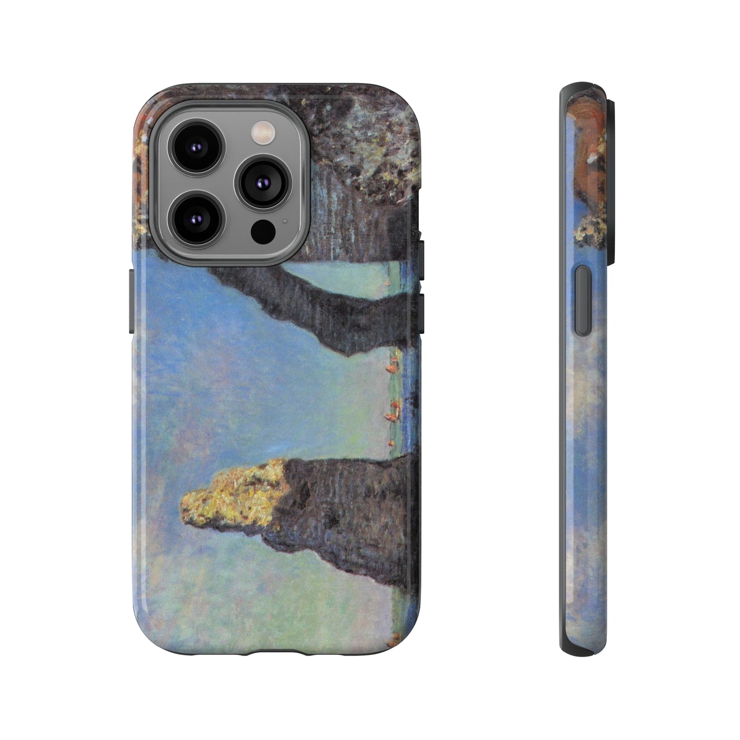 The Cliffs at Etretat by Claude Monet - Cell Phone Case