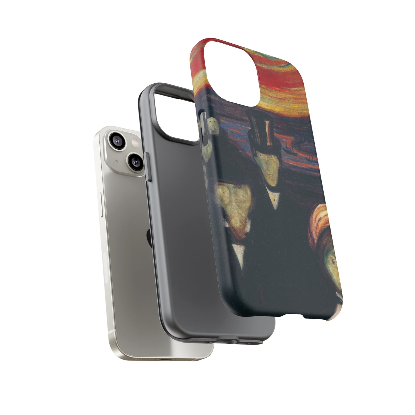 Anxiety by Edvard Munch - Cell Phone Case