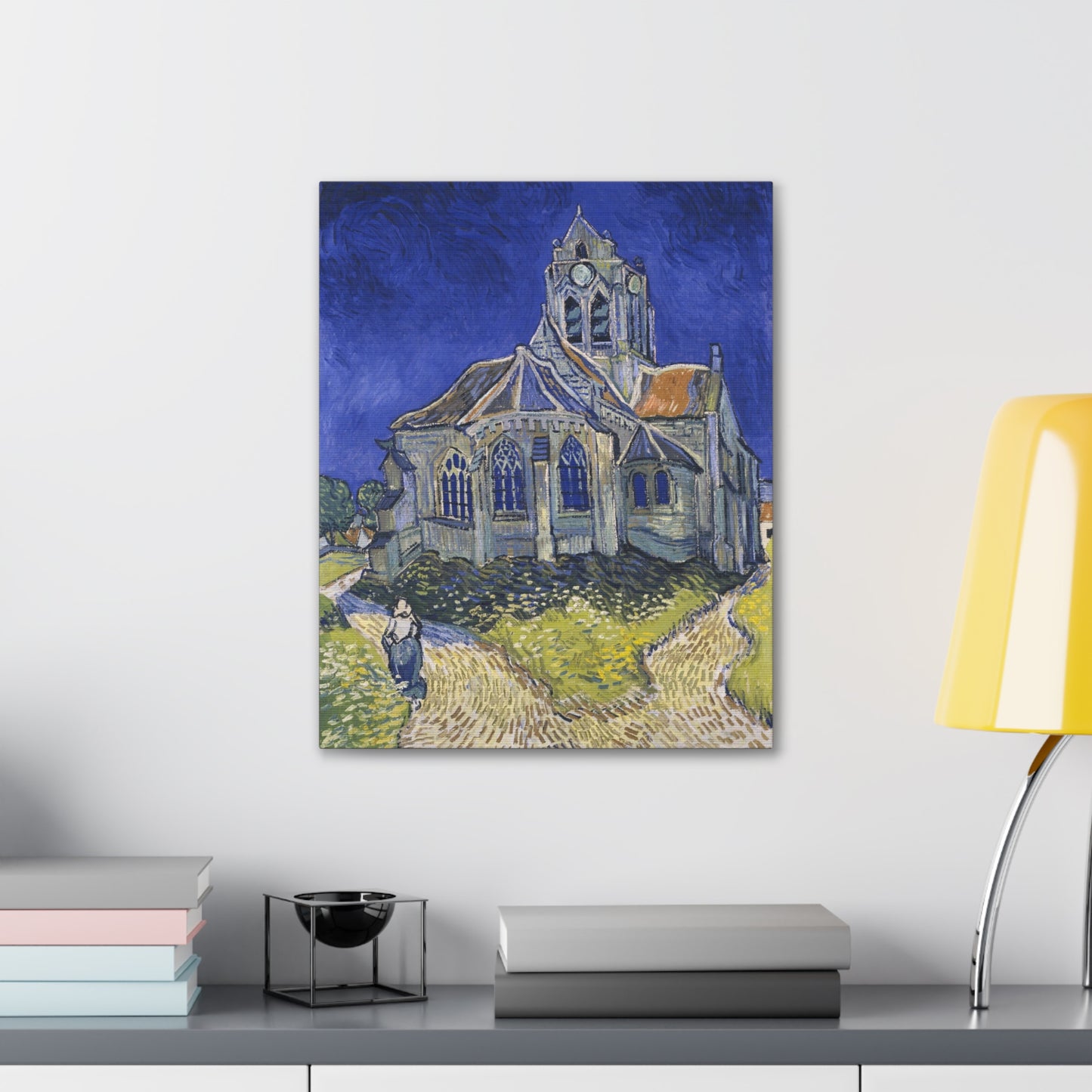 The Church in Auvers sur Oise by Vincent Van Gogh - Canvas Print