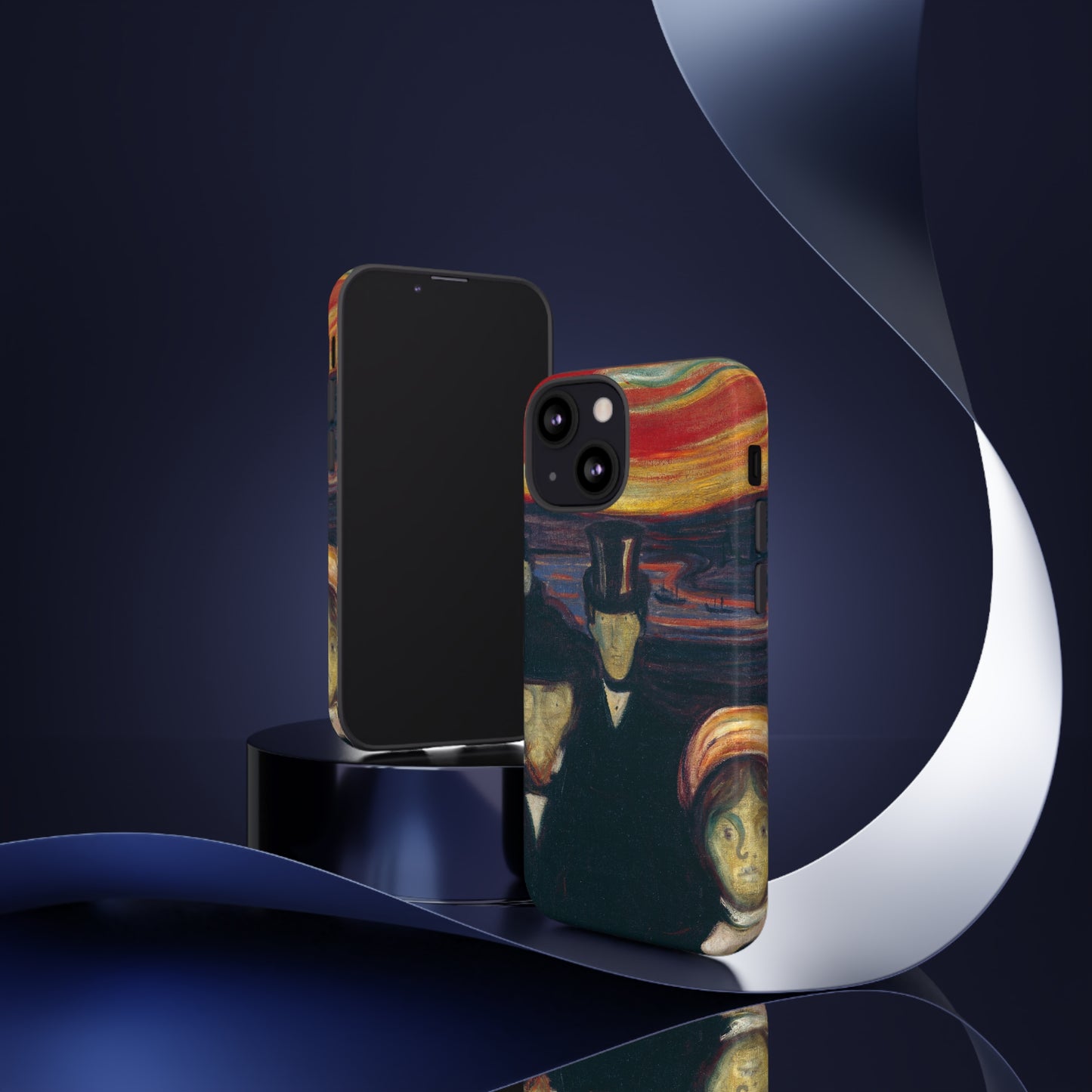 Anxiety by Edvard Munch - Cell Phone Case