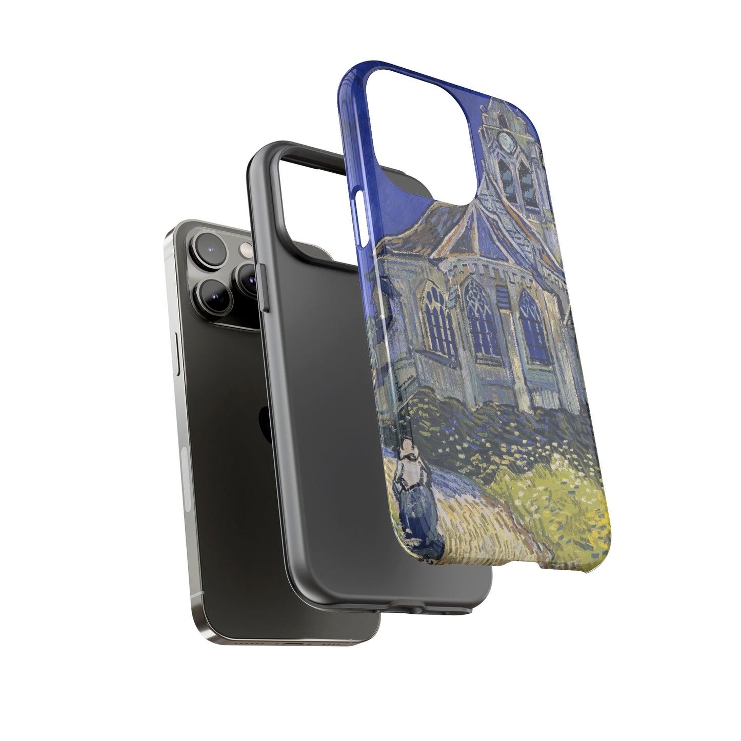 The Church in Auvers sur Oise by Vincent Van Gogh - Cell Phone Case