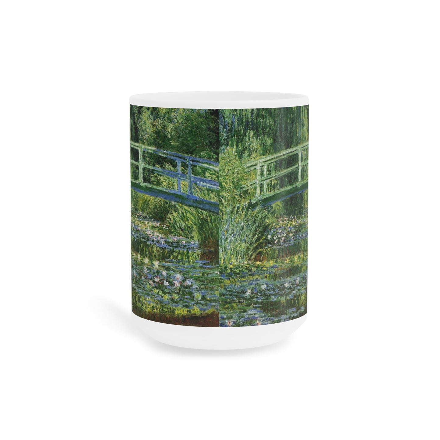 Water Lillies and Japanese Bridge by Claude Monet - Ceramic Mug