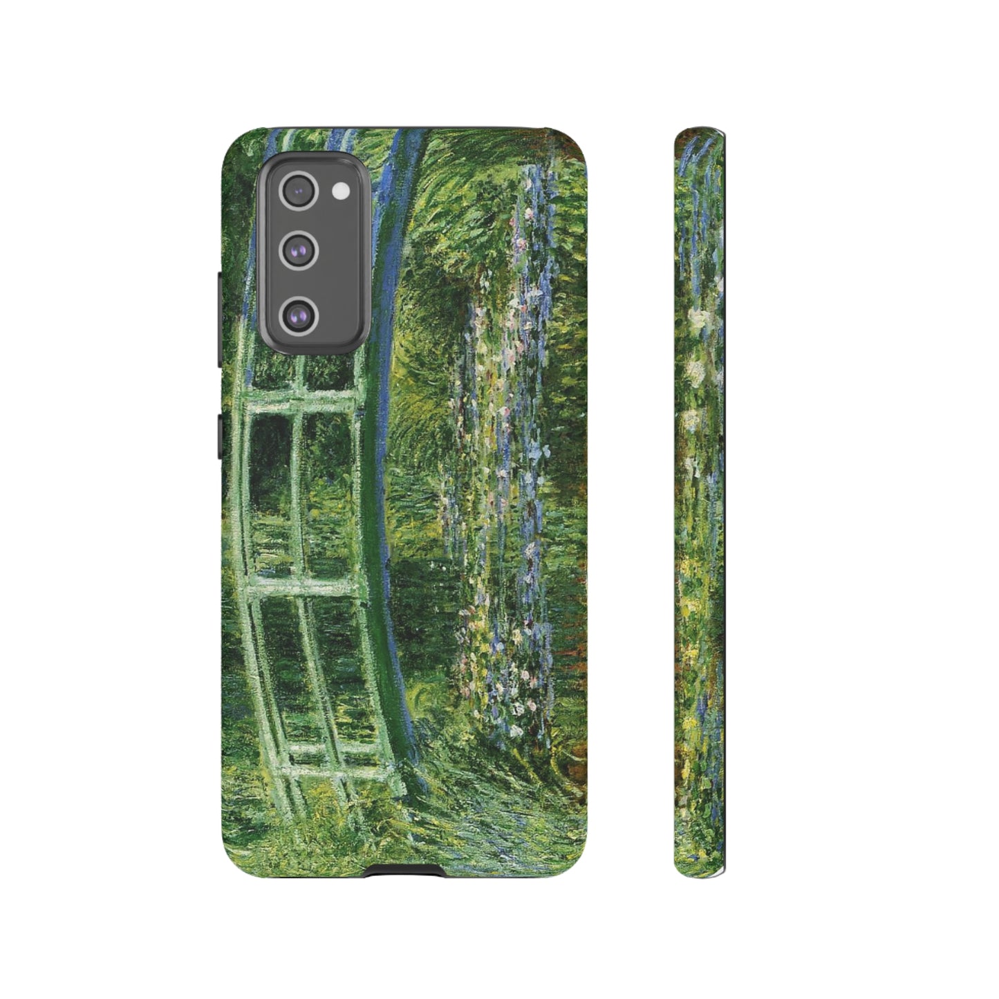 Water Lilies and a Japanese Bridge by Claude Monet - Cell Phone Case