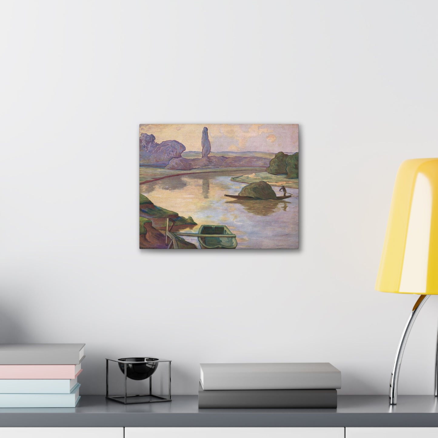 Islands in the Rhine river near to Strasbourg by Rene Schutzenberger - Canvas Print