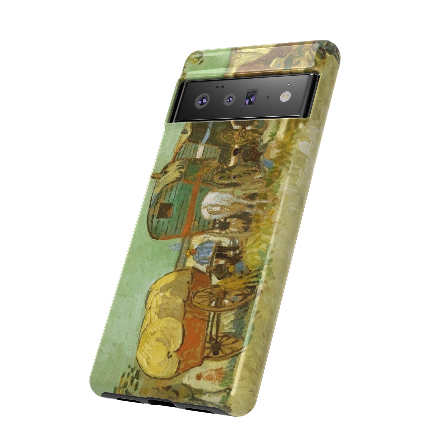 Encampment of Gypsies with Caravans by Vincent Van Gogh - Cell Phone Case