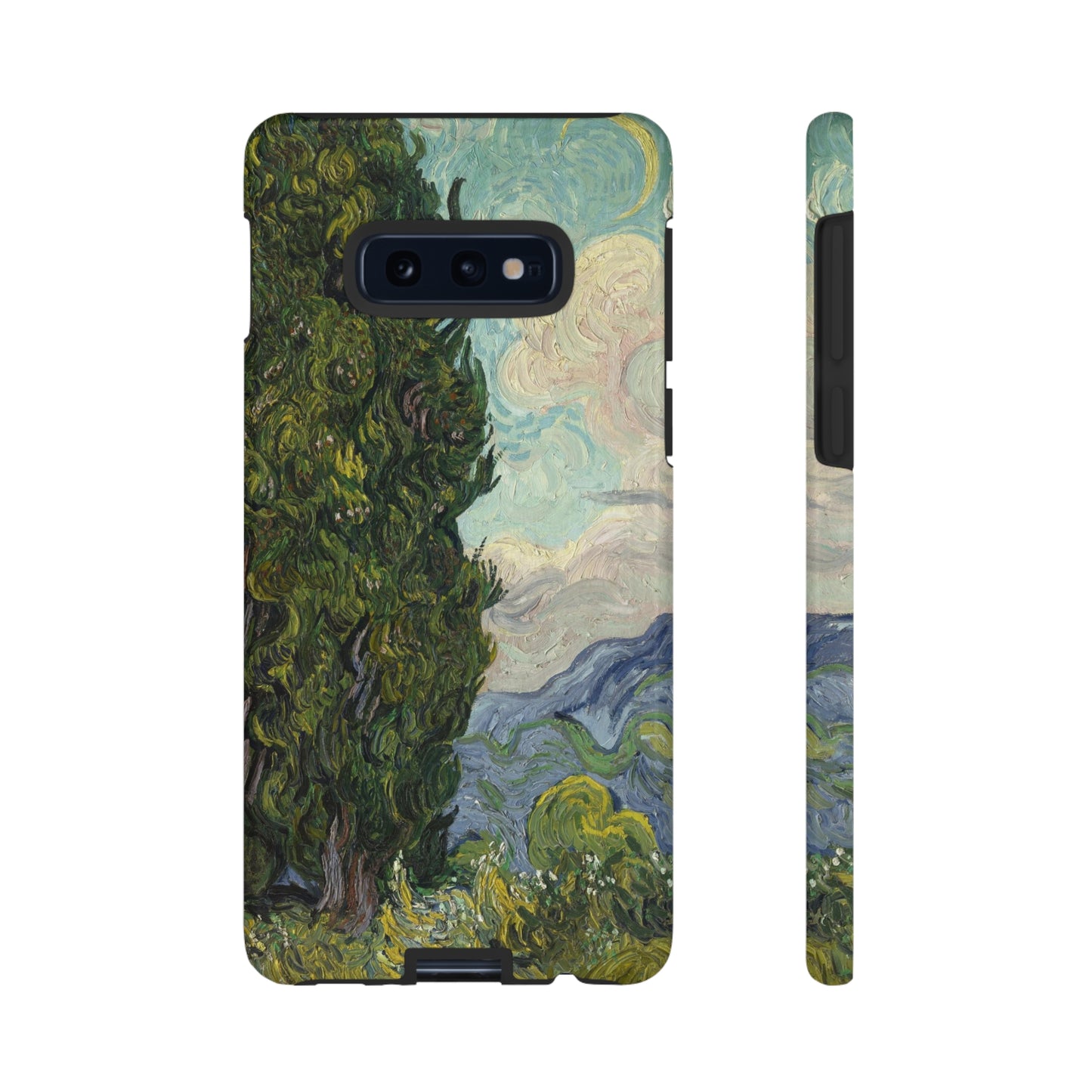 Cypresses by Vincent Van Gogh - Cell Phone Case