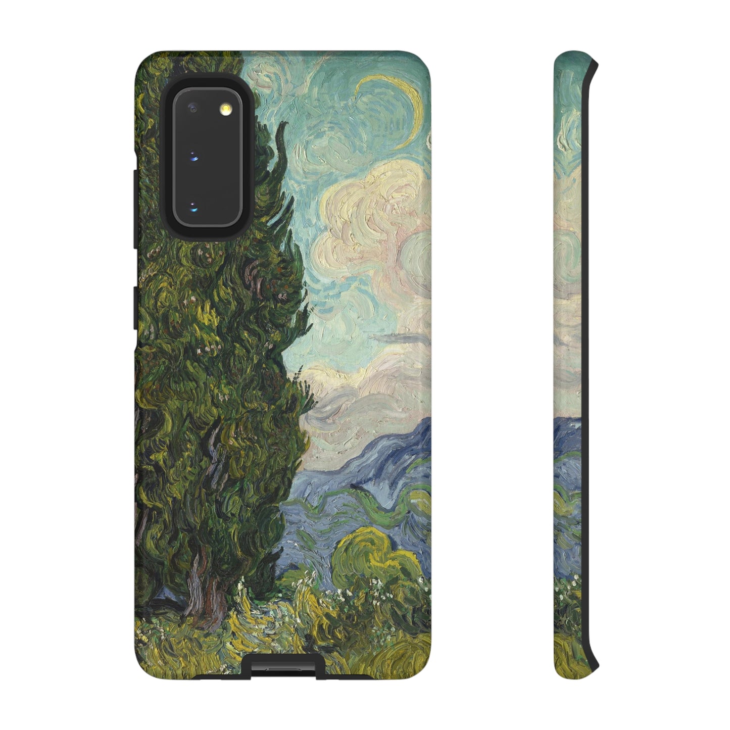 Cypresses by Vincent Van Gogh - Cell Phone Case