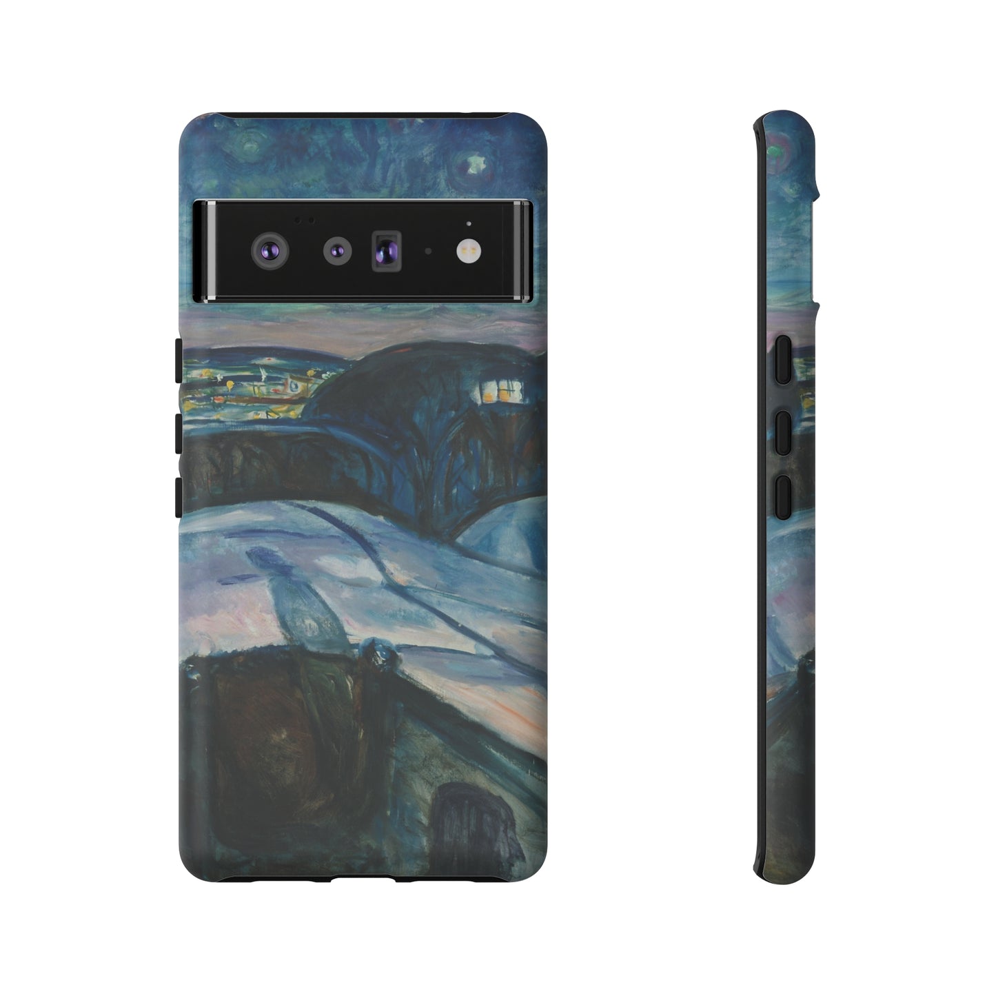 Starry Night by Edvard Munch - Cell Phone Case