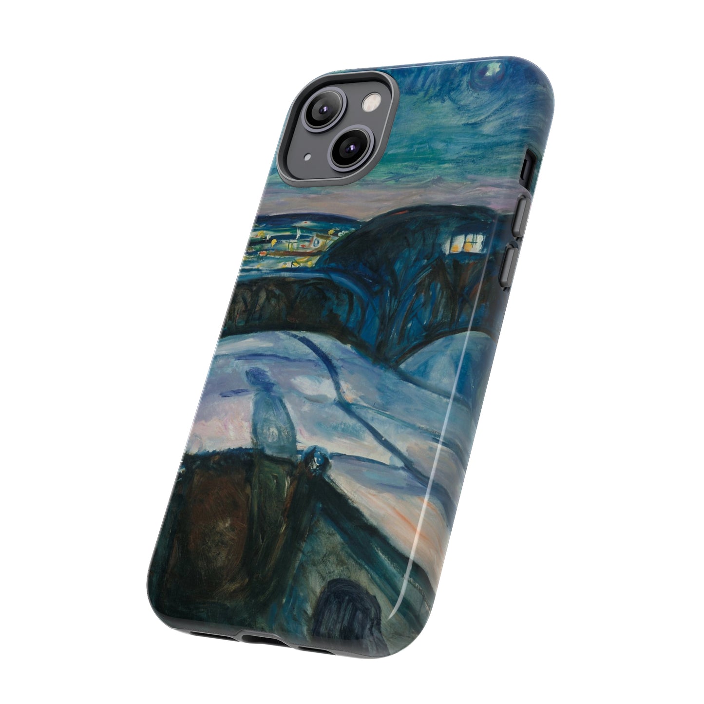 Starry Night by Edvard Munch - Cell Phone Case