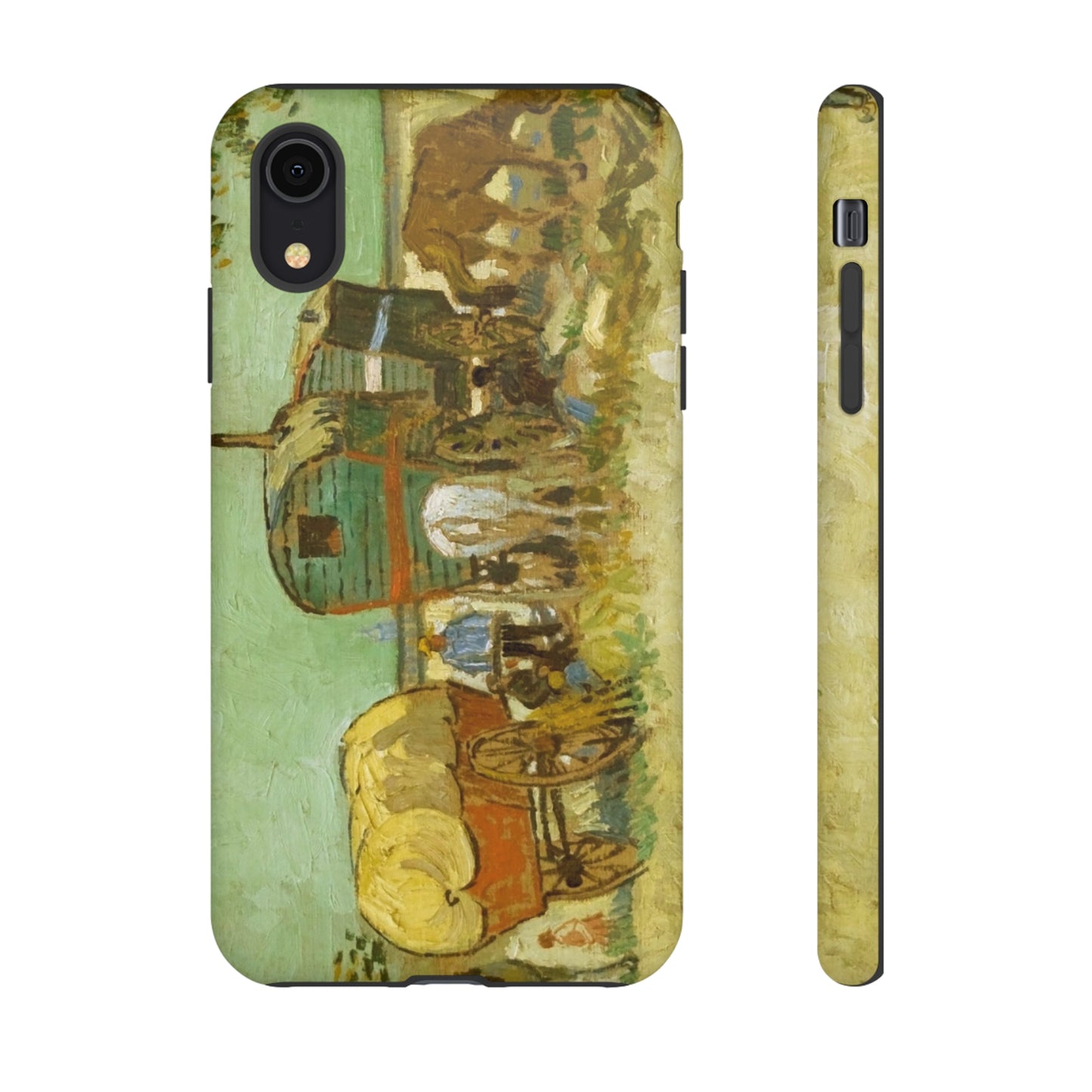 Encampment of Gypsies with Caravans by Vincent Van Gogh - Cell Phone Case