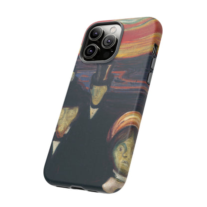 Anxiety by Edvard Munch - Cell Phone Case