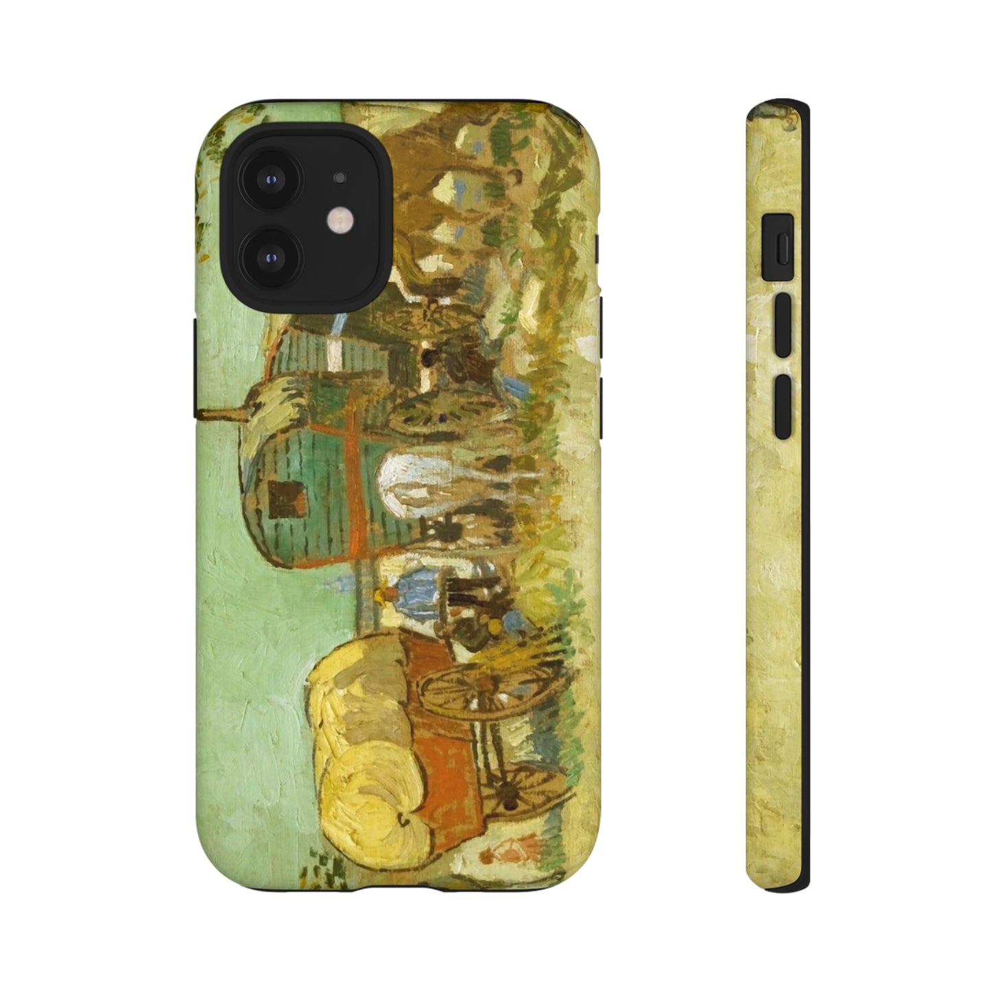 Encampment of Gypsies with Caravans by Vincent Van Gogh - Cell Phone Case