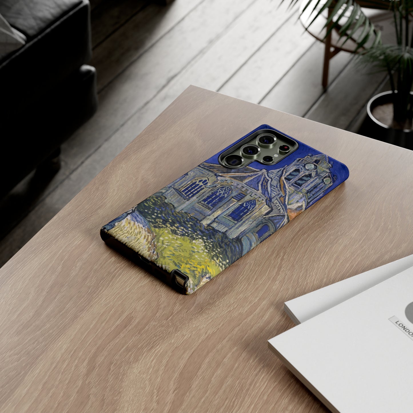 The Church in Auvers sur Oise by Vincent Van Gogh - Cell Phone Case