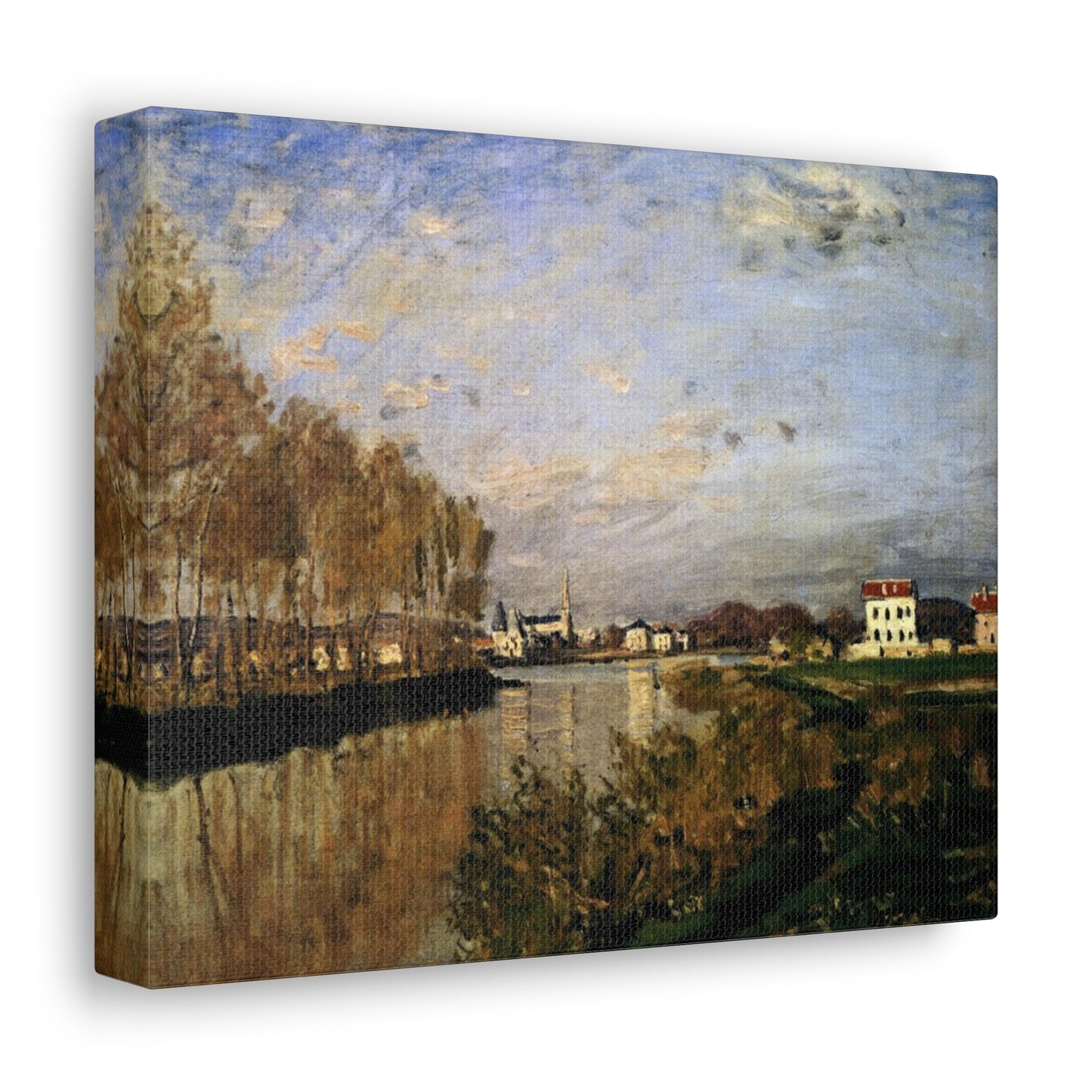 The Seine at Argenteuil by Claude Monet - Canvas Print