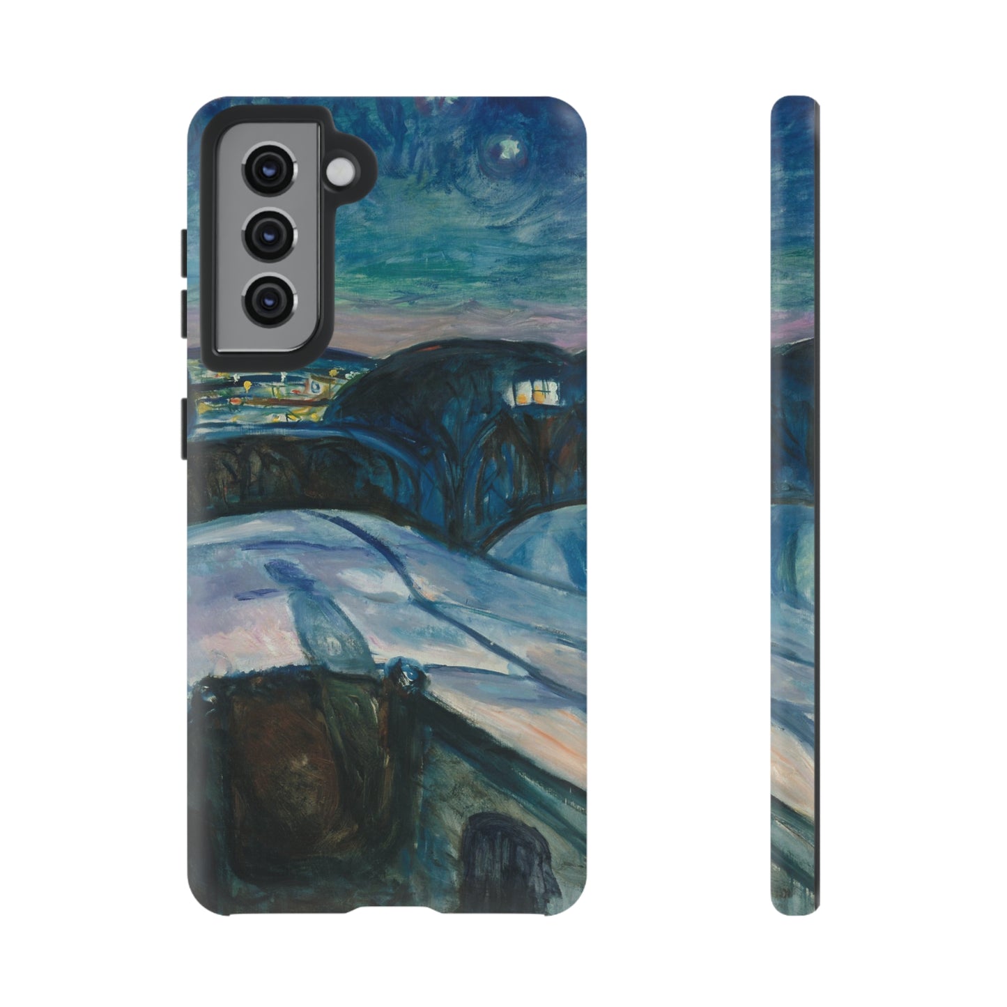 Starry Night by Edvard Munch - Cell Phone Case