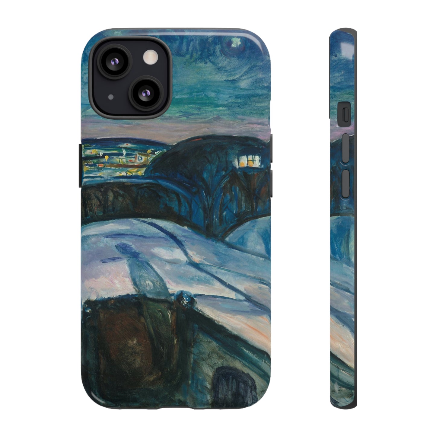 Starry Night by Edvard Munch - Cell Phone Case