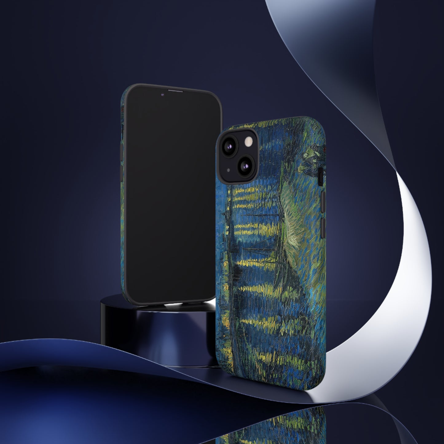 Starry Night over the Rhone by Vincent Van Gogh - Cell Phone Case