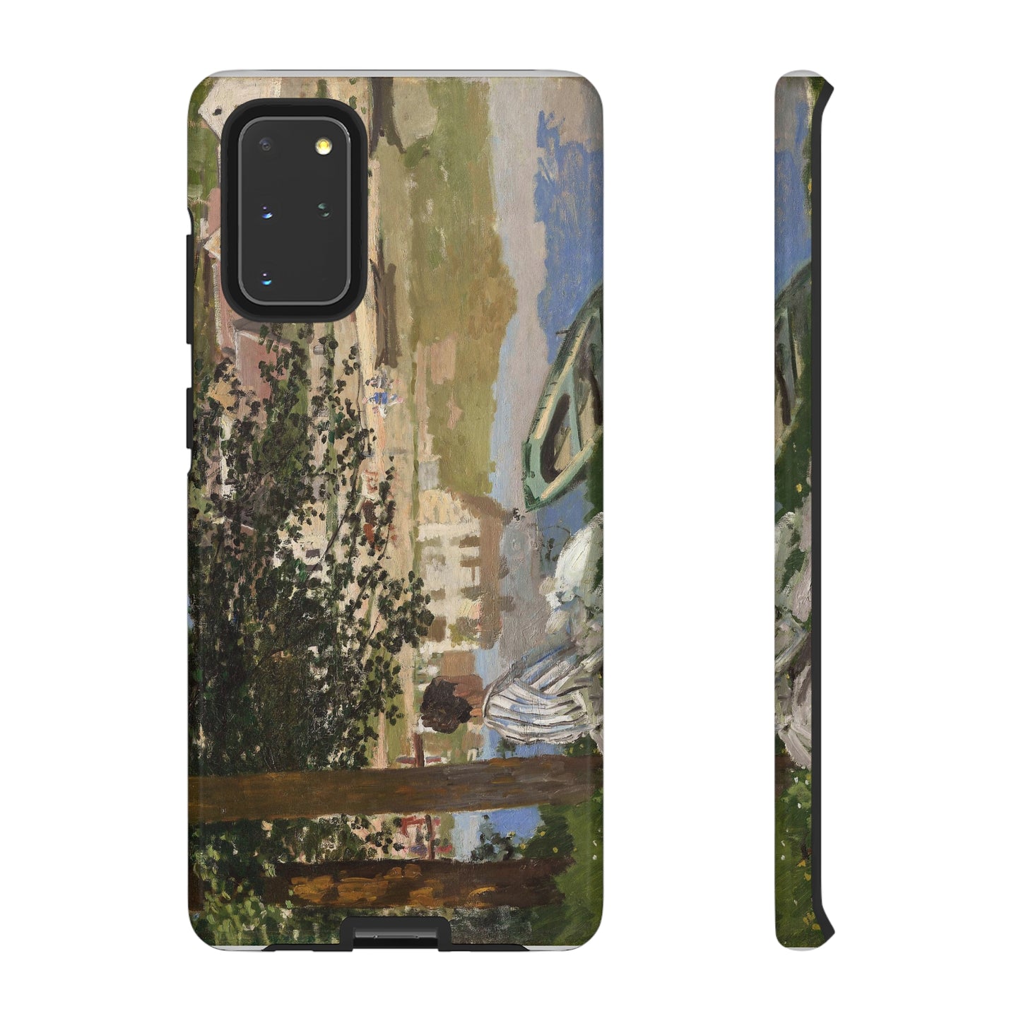 On the Bank of the Seine by Claude Monet - Cell Phone Case