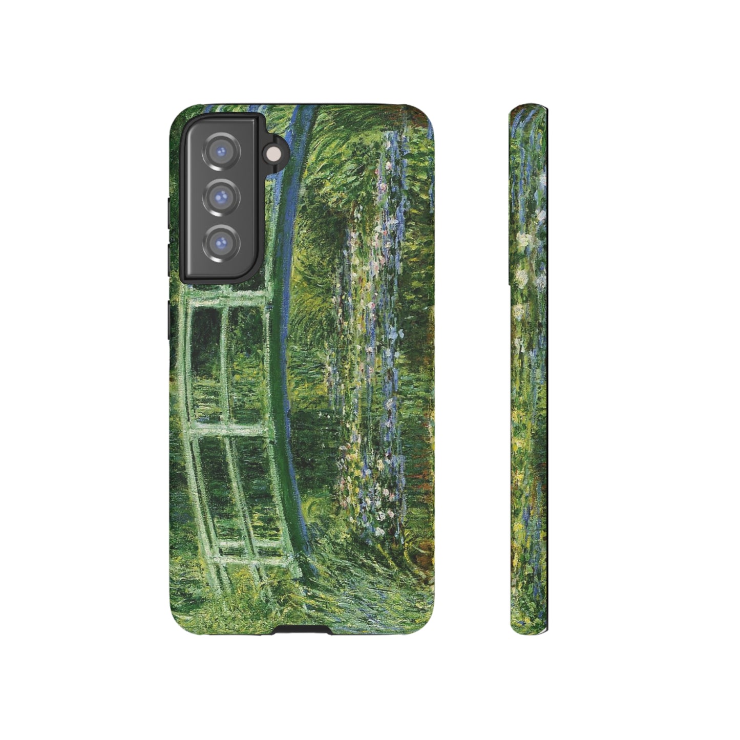 Water Lilies and a Japanese Bridge by Claude Monet - Cell Phone Case