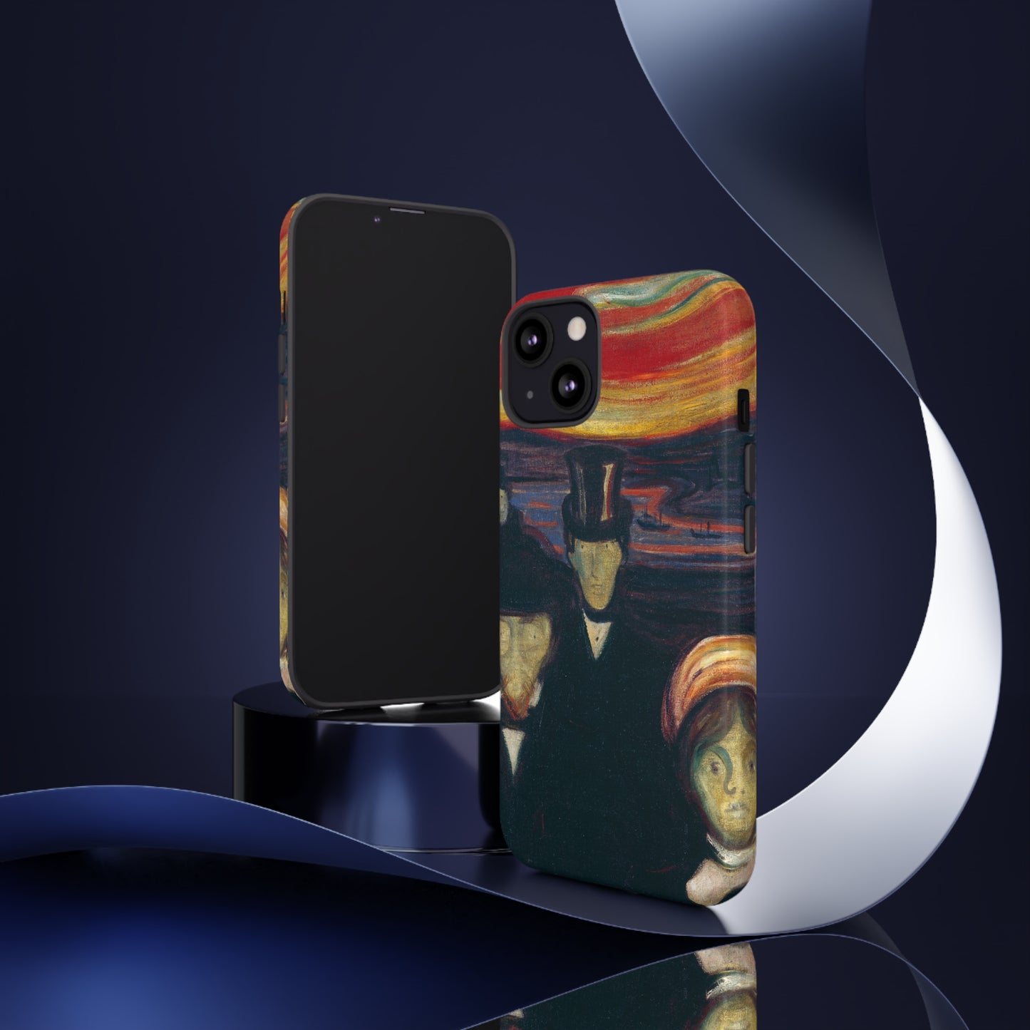 Anxiety by Edvard Munch - Cell Phone Case