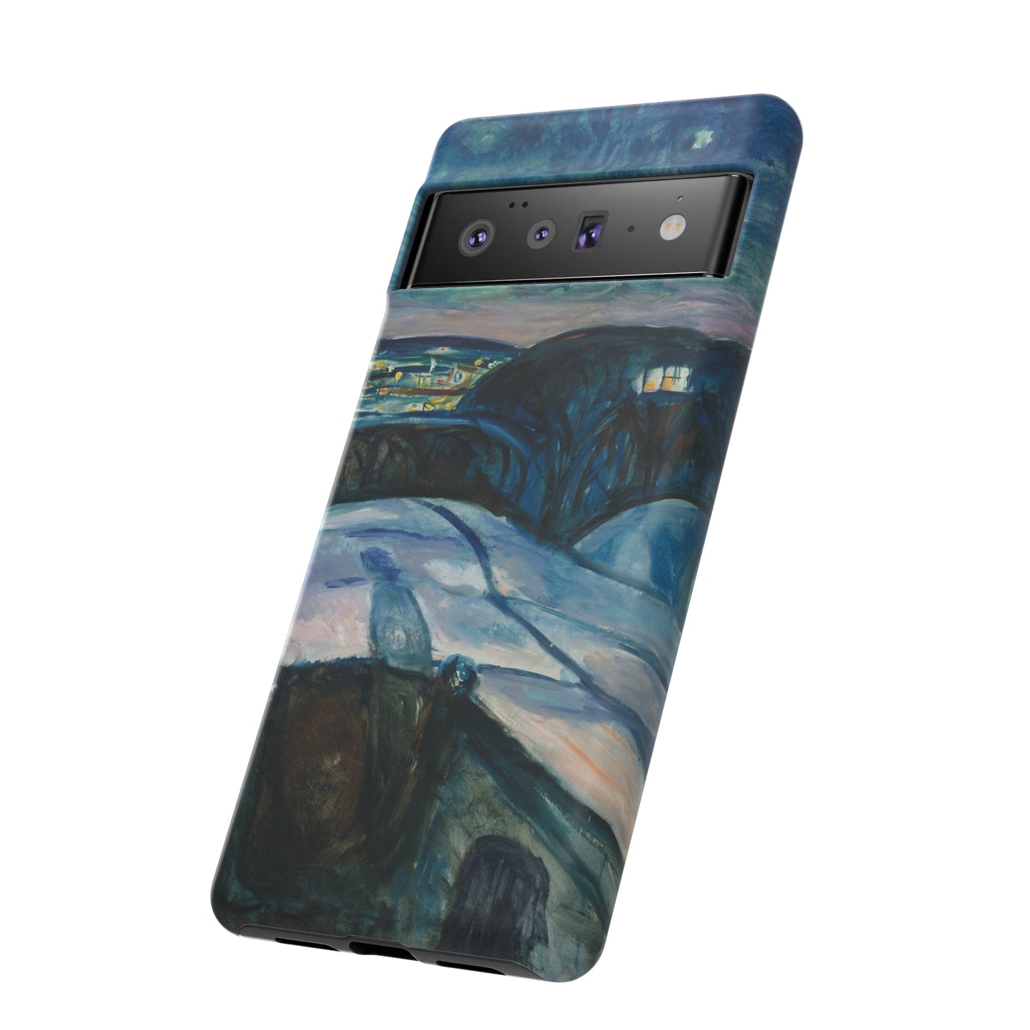 Starry Night by Edvard Munch - Cell Phone Case