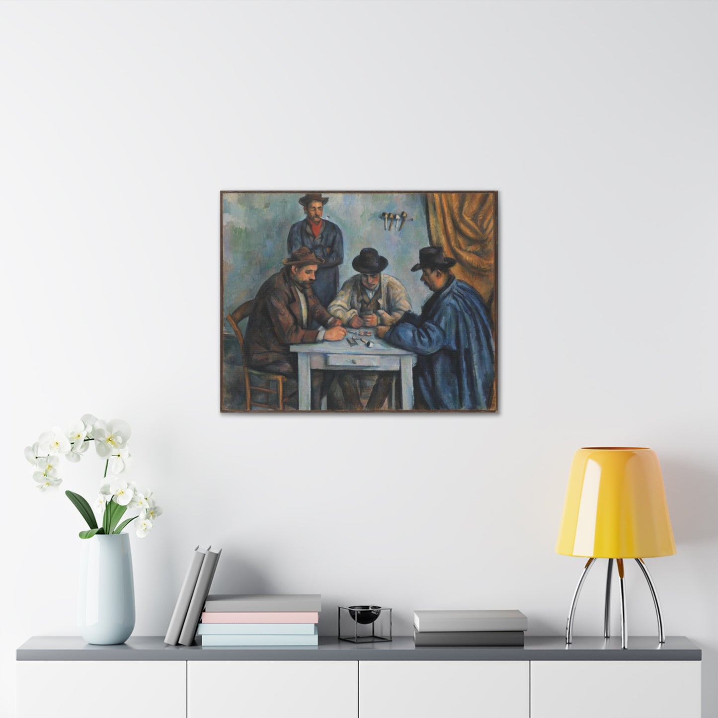 Les Joueurs de Cartes by Paul Cezanne - Canvas Print