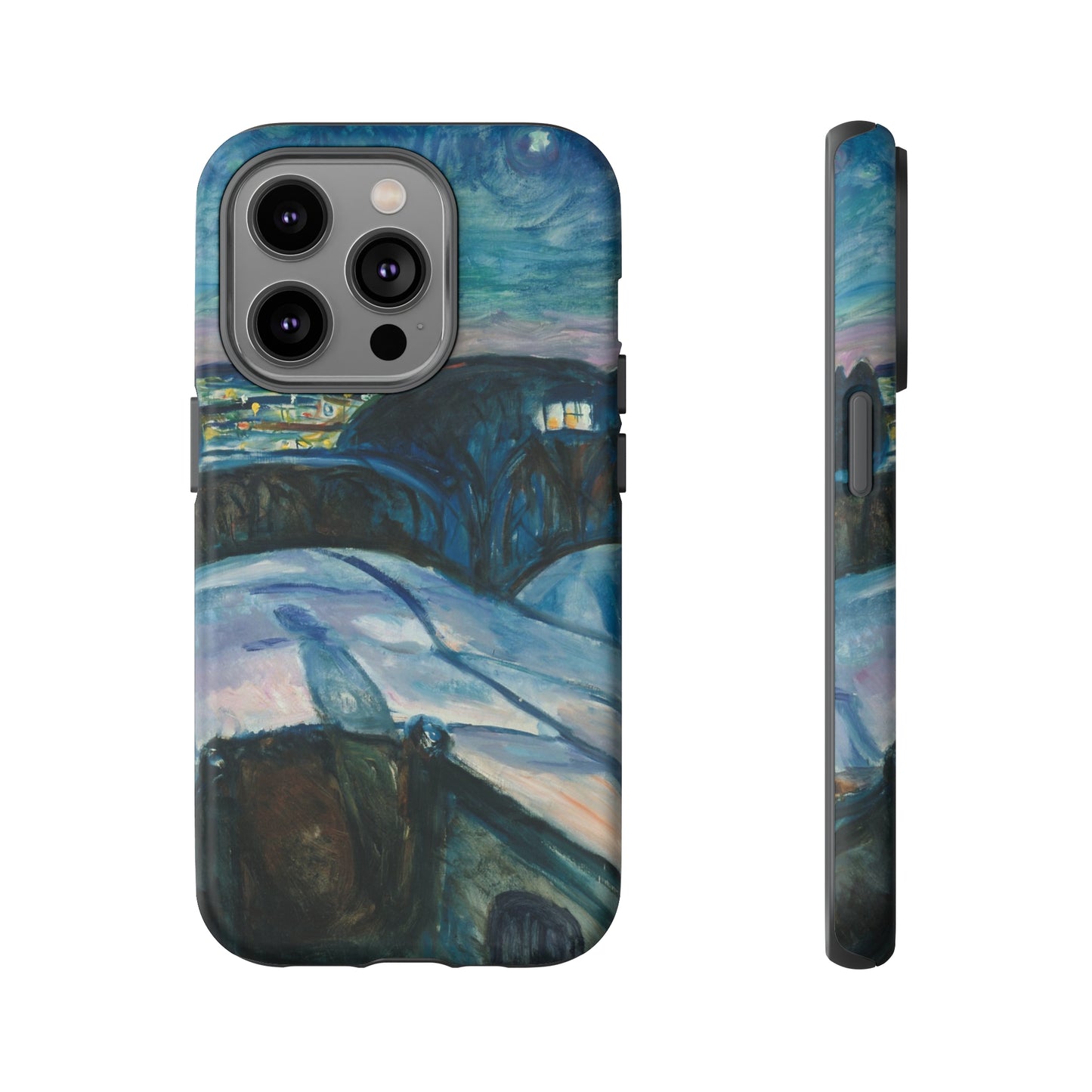 Starry Night by Edvard Munch - Cell Phone Case