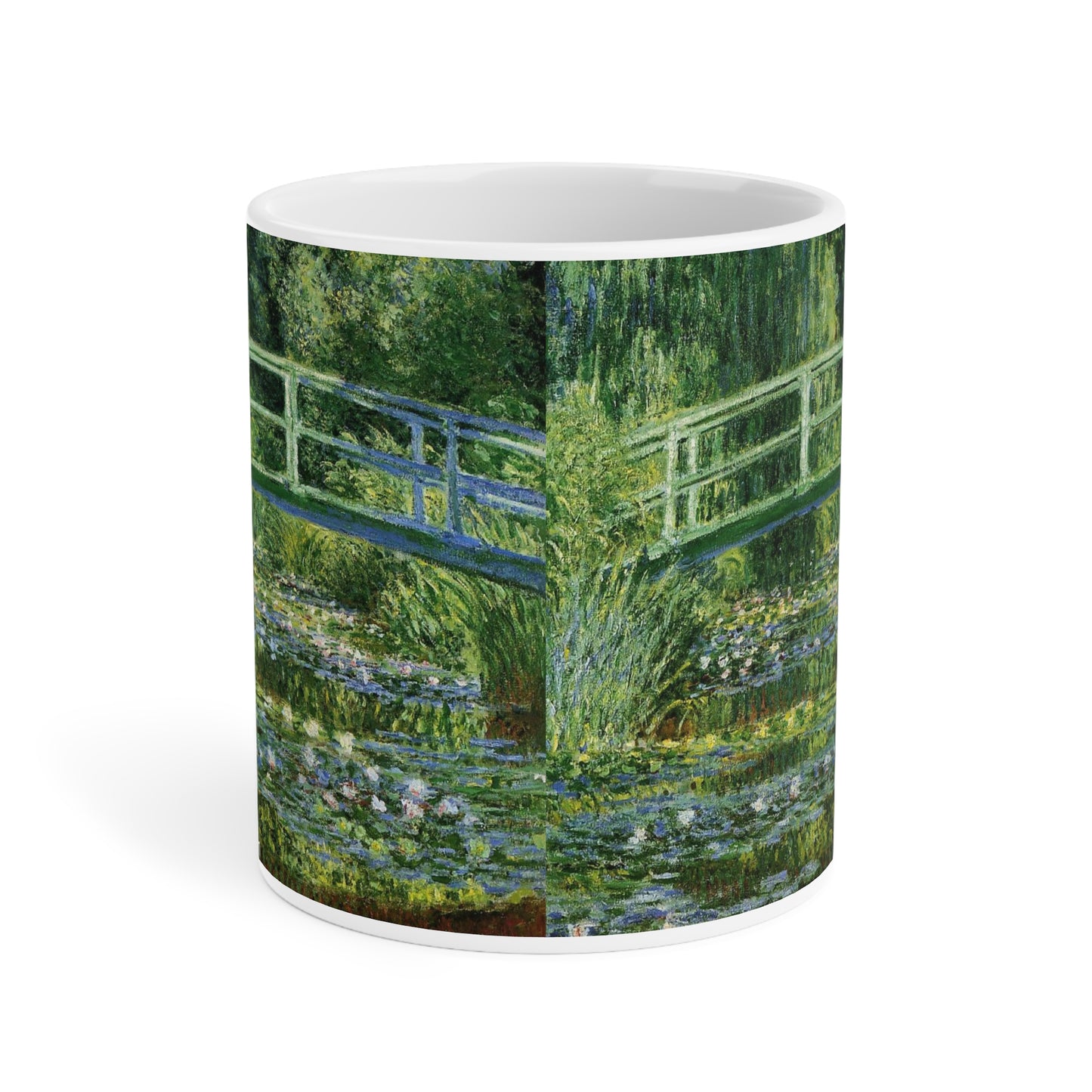 Water Lillies and Japanese Bridge by Claude Monet - Ceramic Mug