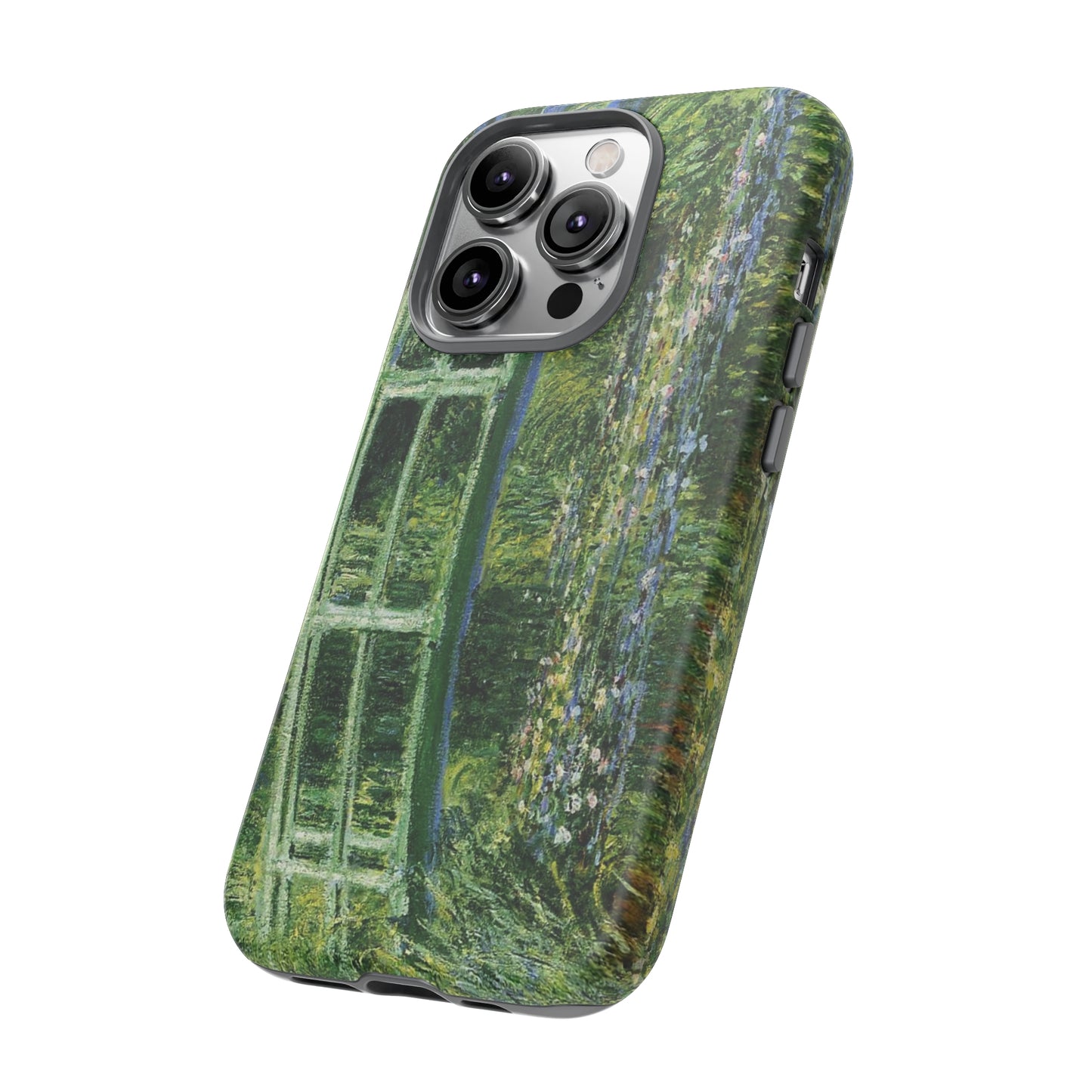 Water Lilies and a Japanese Bridge by Claude Monet - Cell Phone Case