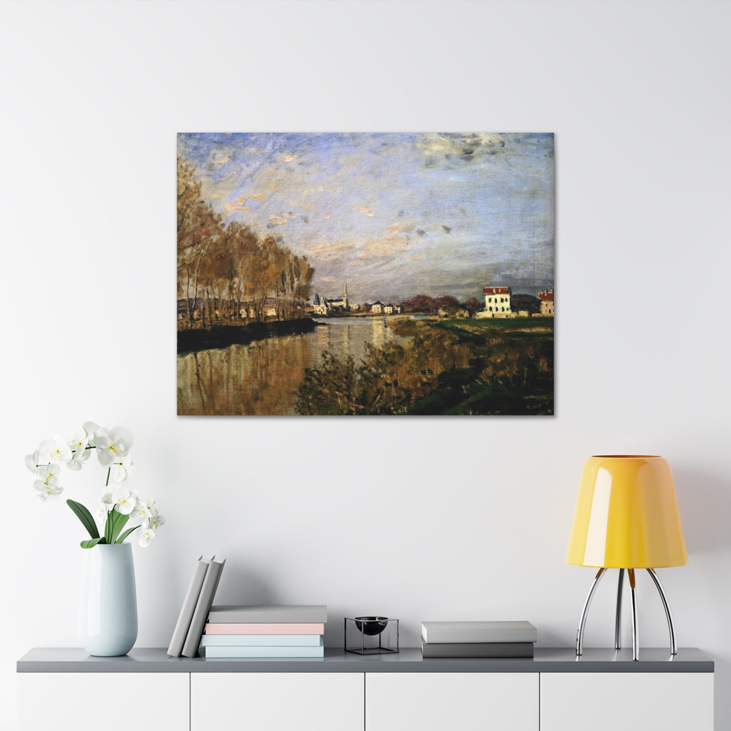 The Seine at Argenteuil by Claude Monet - Canvas Print