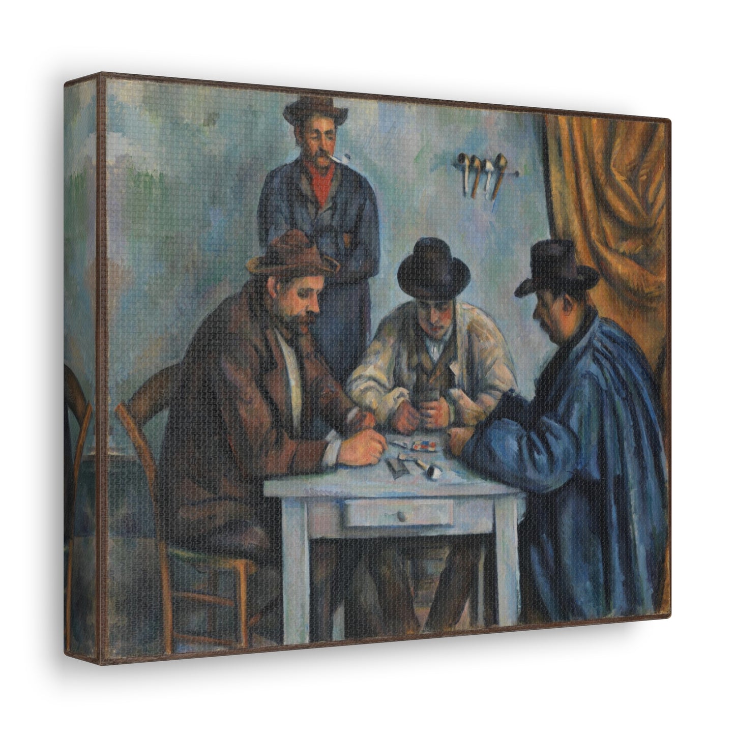 Les Joueurs de Cartes by Paul Cezanne - Canvas Print