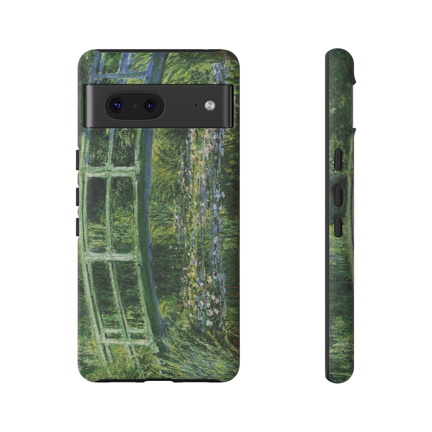 Water Lilies and a Japanese Bridge by Claude Monet - Cell Phone Case