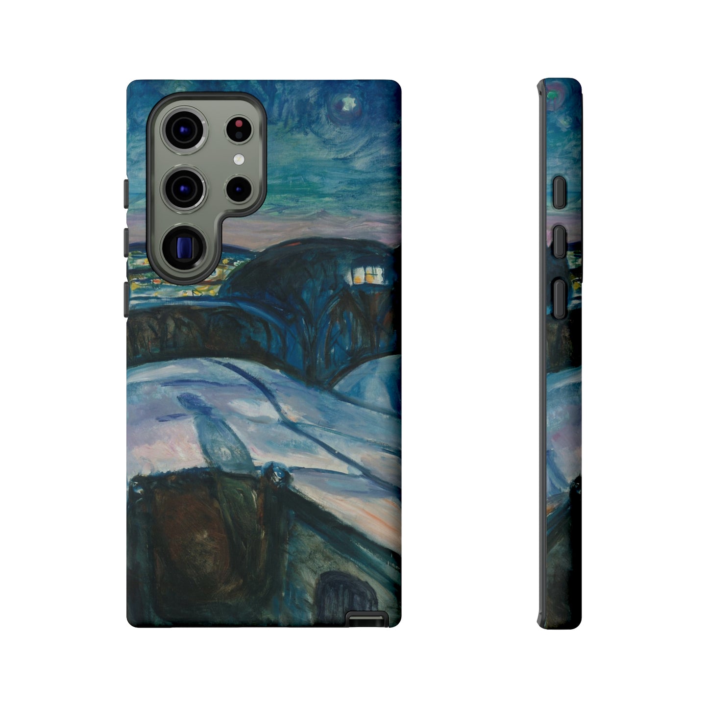 Starry Night by Edvard Munch - Cell Phone Case