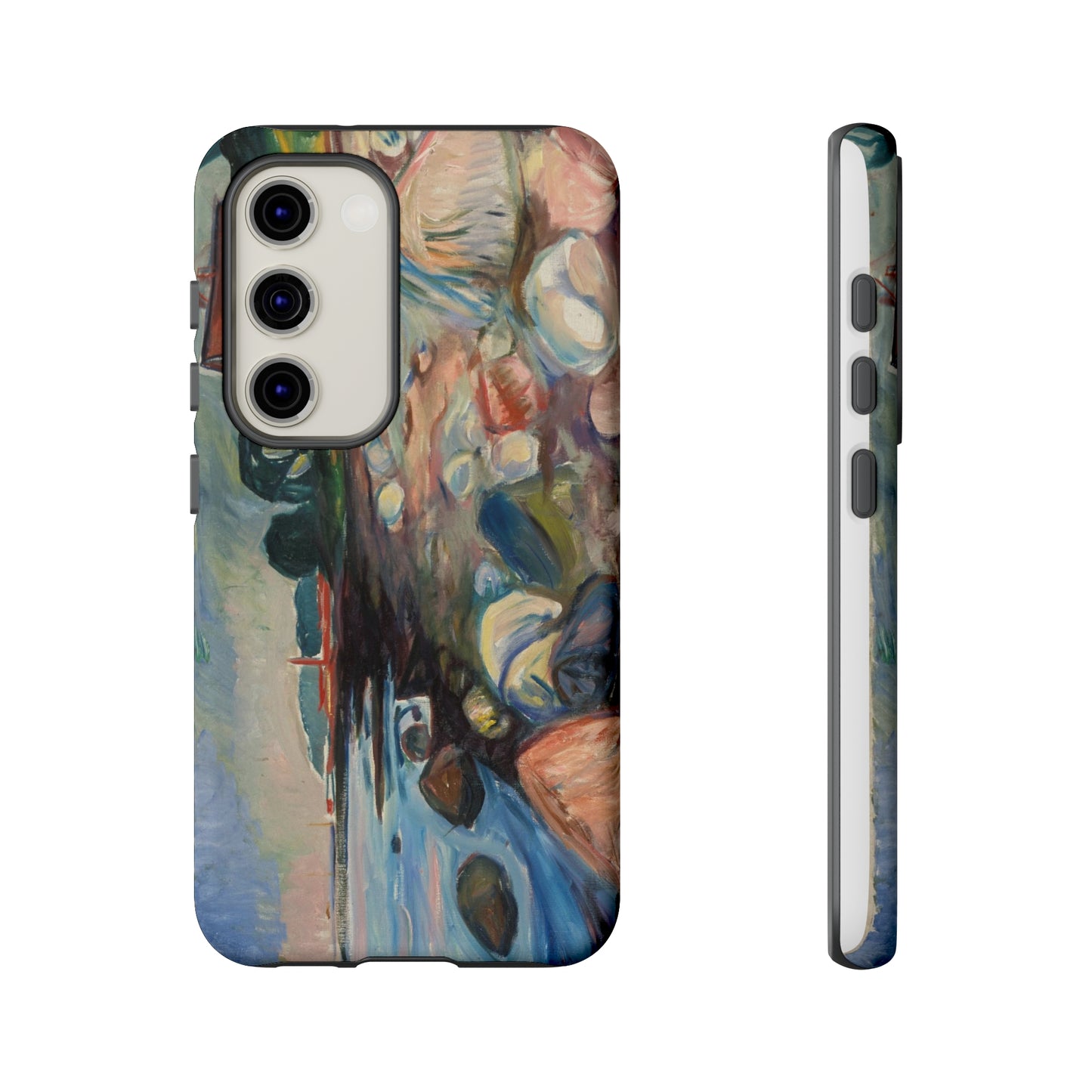 Shore with Red House by Edvard Munch - Cell Phone Case