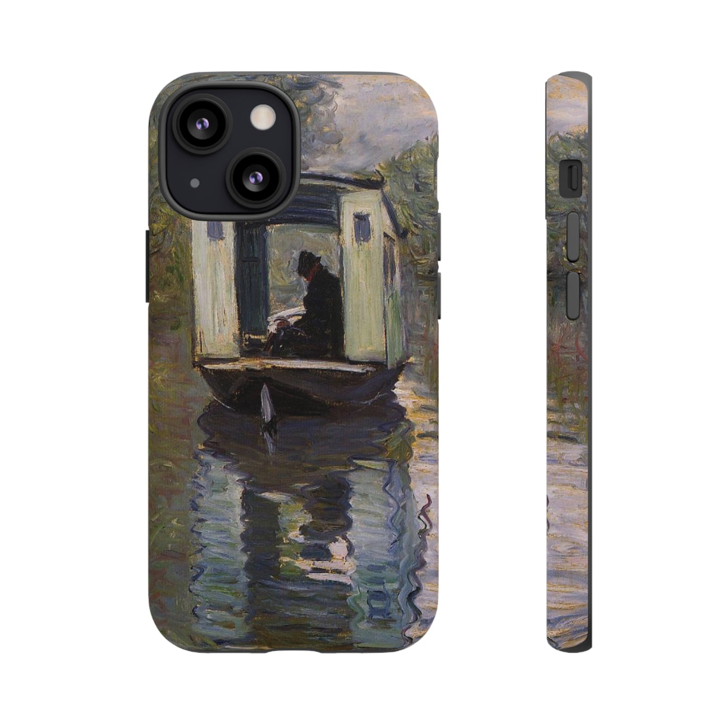 The Studio Boat by Claude Monet - Cell Phone Case