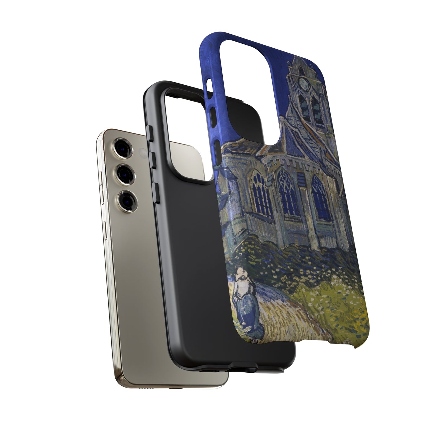 The Church in Auvers sur Oise by Vincent Van Gogh - Cell Phone Case